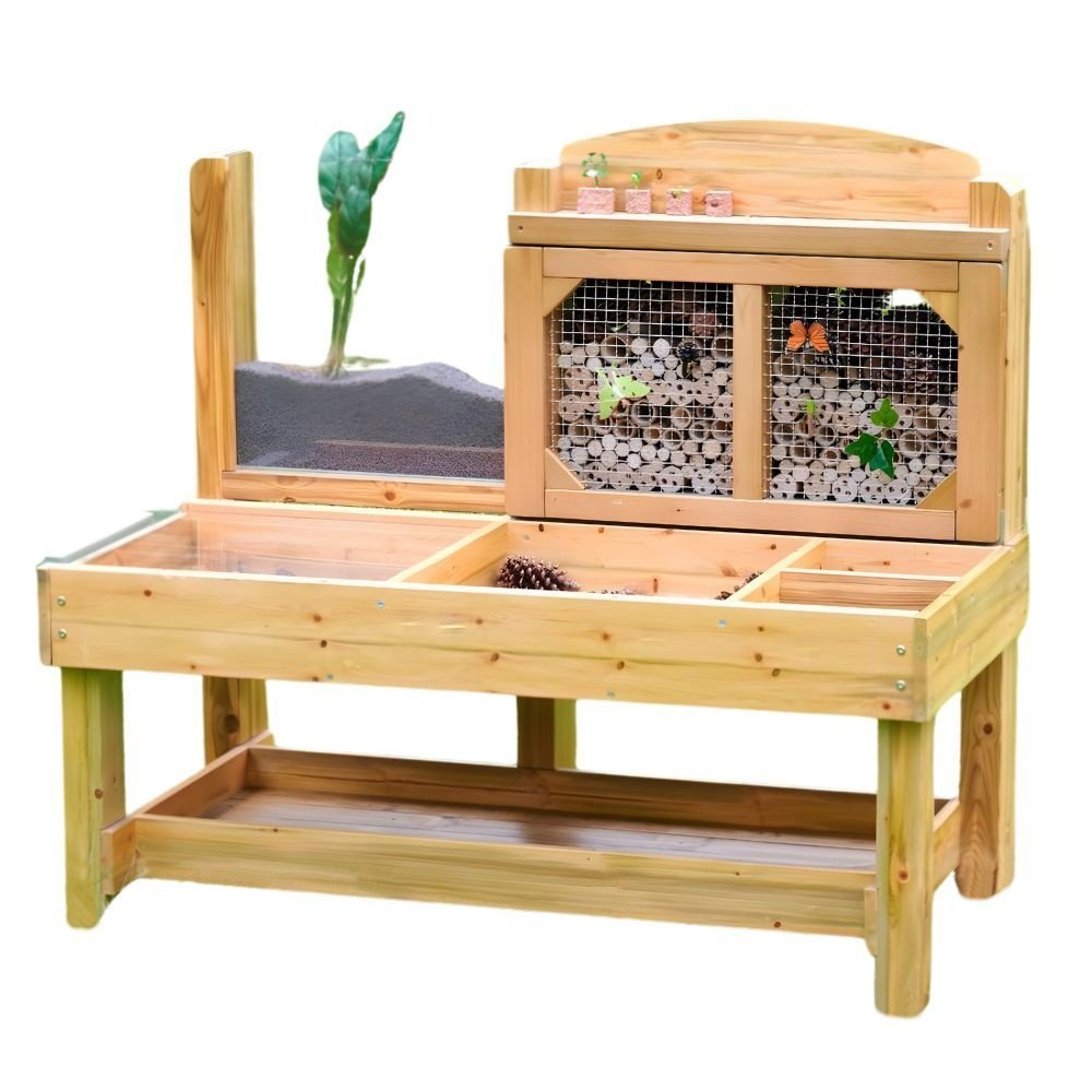 Sodo stalas vabzdžiams ir gamtai tyrinėti