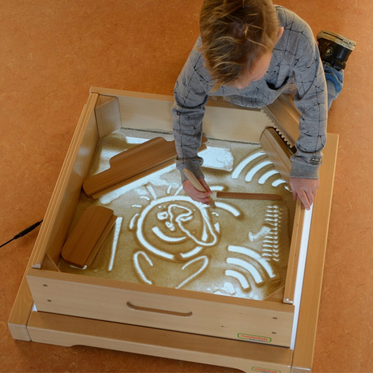 Spalvas keičianti sensorinė LED panelė - šviesos stalas su pulteliu – Paveikslėlis 2