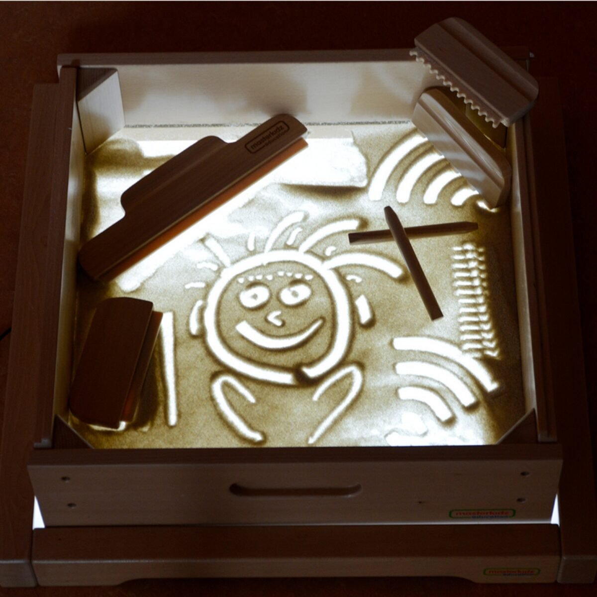 Spalvas keičianti sensorinė LED panelė - šviesos stalas su pulteliu – Paveikslėlis 3