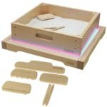 Spalvas keičianti sensorinė LED panelė - šviesos stalas su pulteliu – Paveikslėlis 5