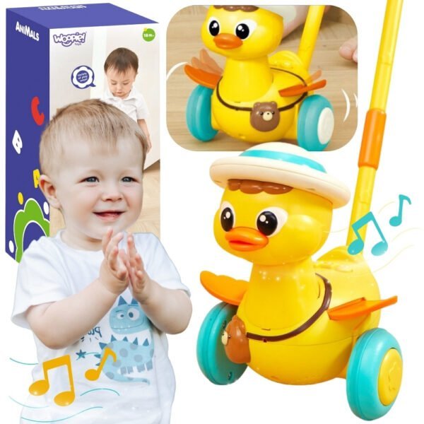 Stumdukas ančiukas su garso ir šviesos efektais