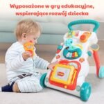Stumdukas-vaikštynė su muzikine edukacine panele ir piešimo lenta – Paveikslėlis 2