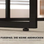 Sudedamų kavos staliukų komplektas su metaliniu rėmu – Paveikslėlis 7