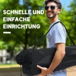 Sulankstoma dvivietė kempingo kėdė su gėrimų laikikliais – Paveikslėlis 6