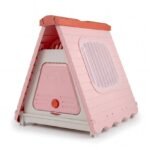 Sulankstoma ir vandeniui atspari šuns būda (Rožinė)