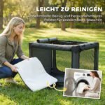 Sulankstoma šunų transportavimo dėžė su plaunamu kilimėliu – Paveikslėlis 7