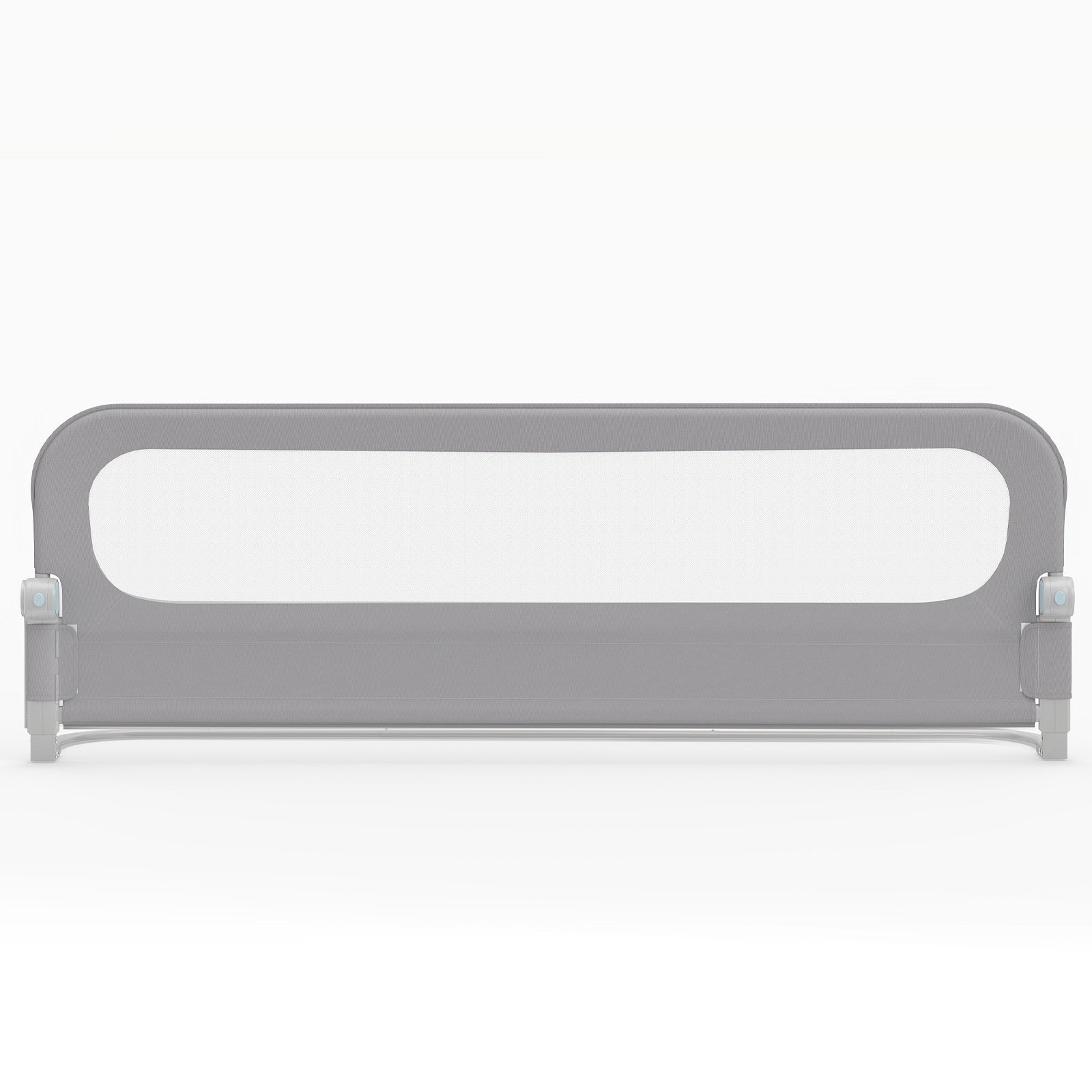 Sulankstomas ir reguliuojamas lovos apsaugos turėklas kūdikiams ir vaikams 178 cm (Pilka)