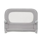 Sulankstomas lovos apsauginis turėklas su nuimamu Oksfordo audinio užvalkalu 80 x 60 cm (Pilka)