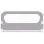 Sulankstomas lovos apsaugos barjeras su nuimamu Oksfordo audinio užvalkalu (Pilka)