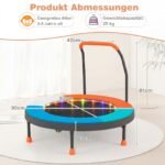 Sulankstomas mini batutas vaikams su LED apšvietimu (Šviesiai mėlyna) – Paveikslėlis 2