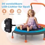 Sulankstomas mini batutas vaikams su LED apšvietimu (Šviesiai mėlyna) – Paveikslėlis 4