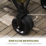 Sulankstomas transporto vežimėlis iki 120 kg – Paveikslėlis 6