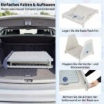 Sulankstomas vandeniui atsparus plastikinis šunų namelis mažiems ir vidutinio dydžio šunims (Mėlyna) – Paveikslėlis 3