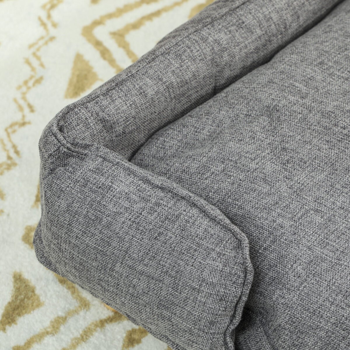 Šunų sofa su plaunamu užvalkalu ir pakeltomis medinėmis kojelėmis – Paveikslėlis 9