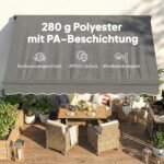 Terasos markizė su reguliuojamu nuolydžio kampu 350 x 300 cm – Paveikslėlis 4