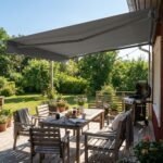 Terasos markizė su reguliuojamu nuolydžio kampu 350 x 300 cm – Paveikslėlis 9