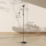 Toršeras su lanksčia skaitymo lempute ir 3 spalvų temperatūromis – Paveikslėlis 3