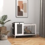 Triušių narvas su voljeru ir ratukais – Paveikslėlis 2