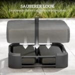 Tvirtas skėčio nuo saulės stovas 48 mm strypams, užpildomas iki 80 kg – Paveikslėlis 7