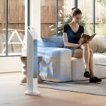 Tylus bokštinis ventiliatorius su nuotolinio valdymo pulteliu ir laikmačiu – Paveikslėlis 9