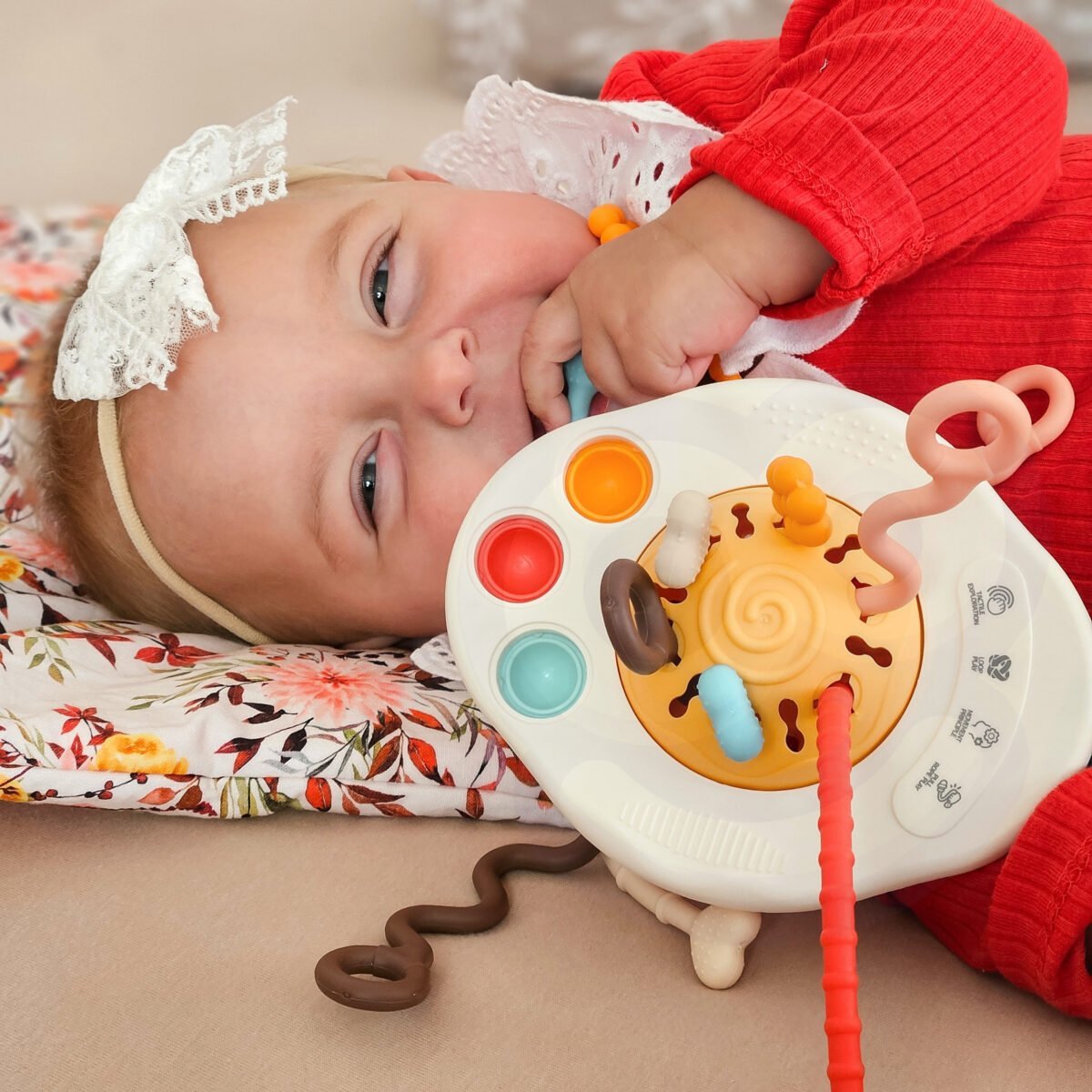 UFO formos sensorinis Montessori kramtukas-tempukas – Paveikslėlis 2