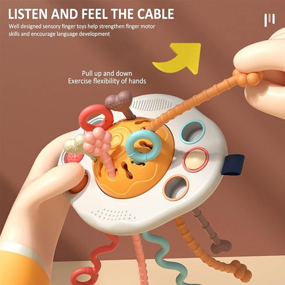 UFO formos sensorinis Montessori kramtukas-tempukas – Paveikslėlis 7