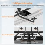 Universalus 150 kg keliamosios galios stogo bagažinės krepšys – Paveikslėlis 6