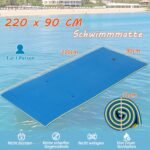Universalus plaukiojantis kilimėlis vandens pramogoms (Mėlyna) – Paveikslėlis 2