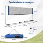 Universalus reguliuojamo aukščio tinklas su transportavimo krepšiu (Mėlyna ir juoda) – Paveikslėlis 2