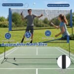 Universalus reguliuojamo aukščio tinklas su transportavimo krepšiu (Mėlyna ir juoda) – Paveikslėlis 4