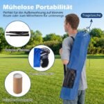 Universalus reguliuojamo aukščio tinklas su transportavimo krepšiu (Mėlyna ir juoda) – Paveikslėlis 5