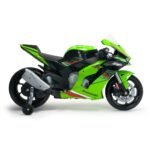 Vaikiškas Kawasaki Ninja motociklas su pagalbiniais ratukais 12V – Paveikslėlis 8