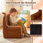 Vaikiškas fotelis Meškutis (Ruda) – Paveikslėlis 3