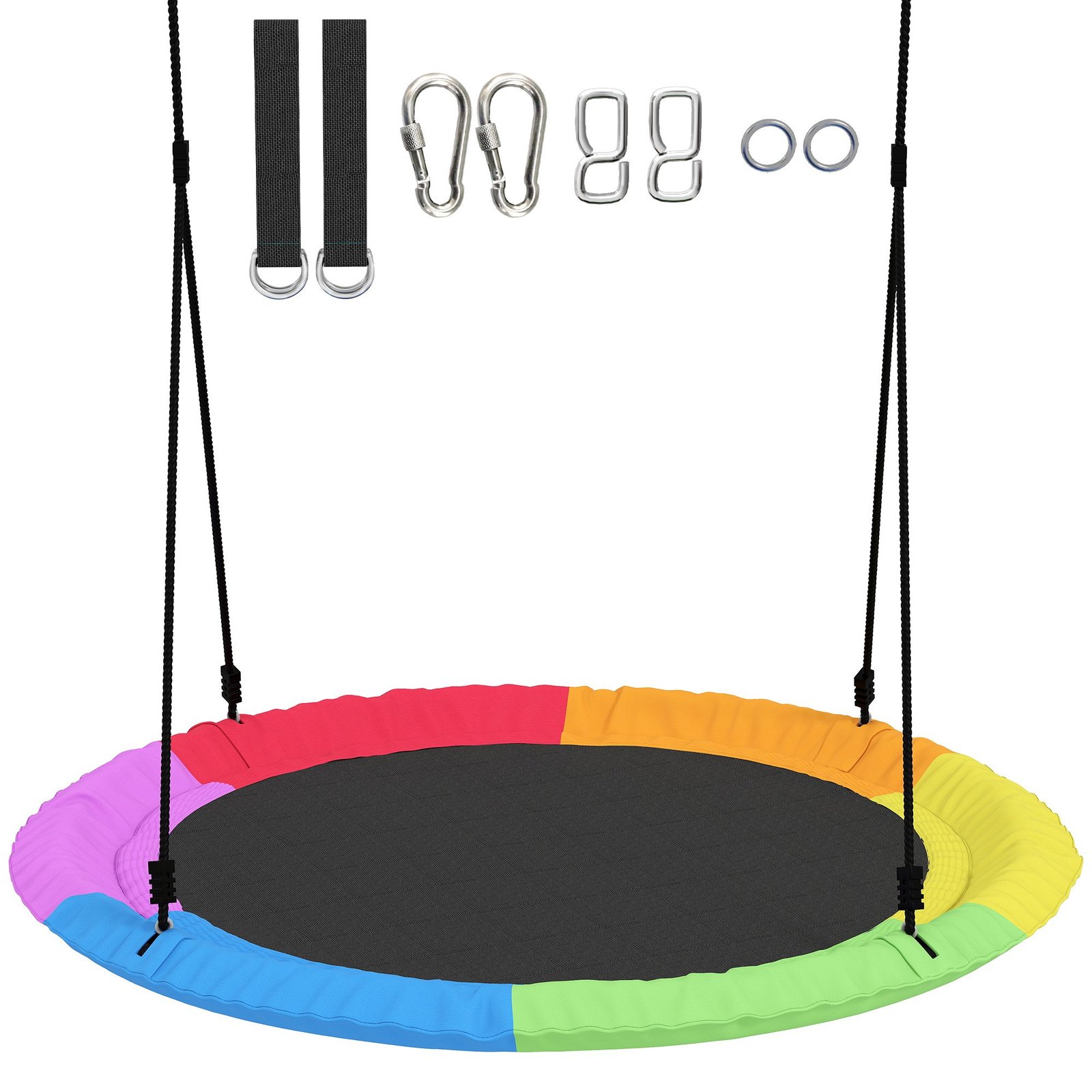 Vaikiškos sūpuoklės-lizdas su reguliuojamu aukščiu ir 300 kg apkrova