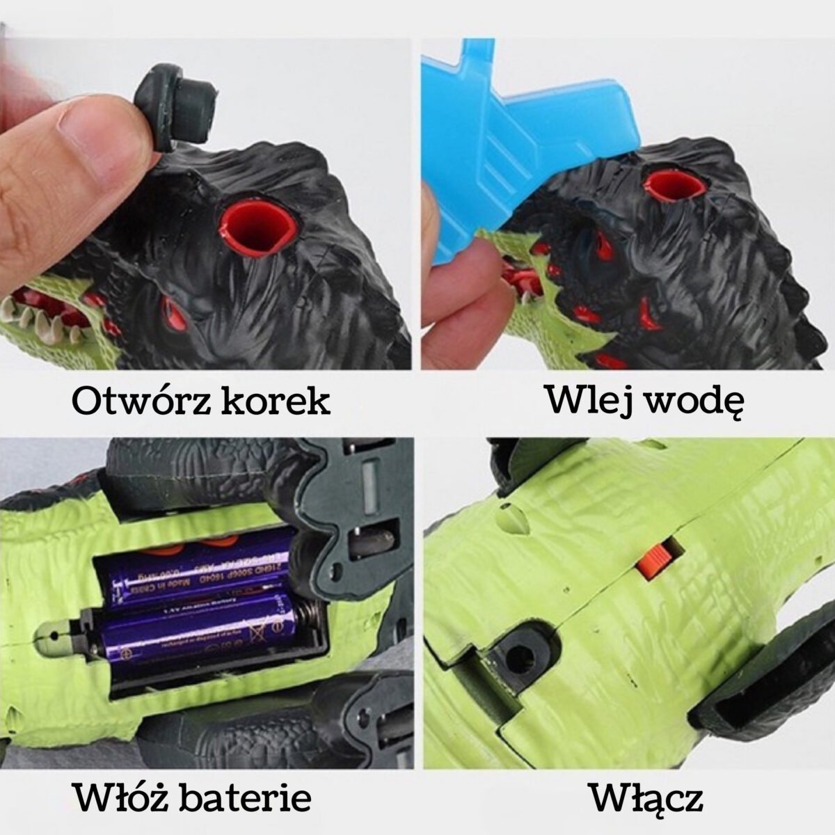 Vaikštantis tiranozauras su šviesos, garso ir ugnies imitacijos efektais – Paveikslėlis 5