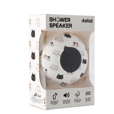 Vandeniui atsparus belaidis garsiakalbis su kačių motyvu