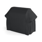 Vandeniui atsparus ir patvarus lauko griliaus apsauginis uždangalas (Juoda)