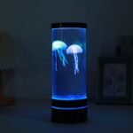 LED stalo lempa su plaukiojančiomis medūzomis – Paveikslėlis 9