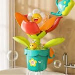 Vonios žaislas žydinti gėlė su laistytuvu – Paveikslėlis 5