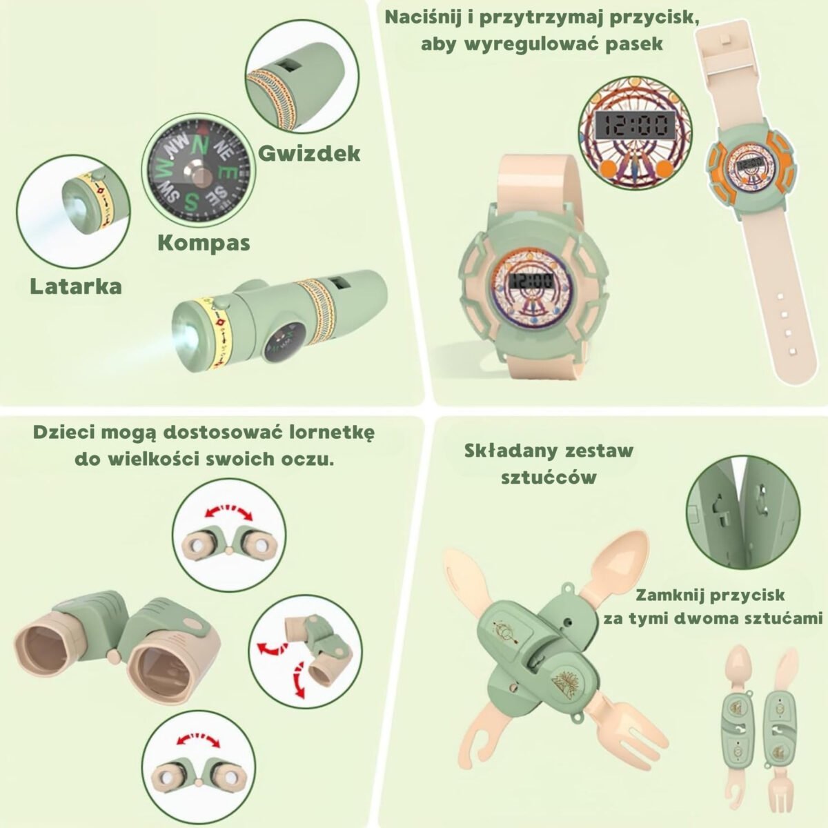 Žaislinis tyrinėtojo stovyklavimo rinkinys – Paveikslėlis 5