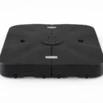 Kvadratinis užpildomas skėčio stovas su ratukais (Juoda)