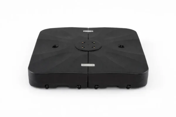 Kvadratinis užpildomas skėčio stovas su ratukais (Juoda)