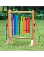 Muzikinė lauko lenta su vaivorykštiniais strypais – Paveikslėlis 2