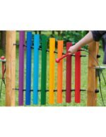 Muzikinė lauko lenta su vaivorykštiniais strypais – Paveikslėlis 4