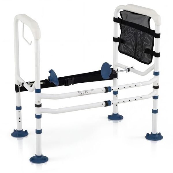 Reguliuojamo aukščio ir pločio tualeto atrama (Balta)