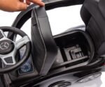 Stumiama guminiais ratais vaikiška mašina Mercedes C-Class Deluxe – Paveikslėlis 8