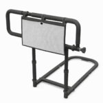 Sulankstoma lovos atrama senjorams reguliuojamo pločio ir aukščio (Juoda)