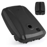 Terasos skėčio stovas su ratukais užpildomas vandeniu ir smėliu (Juoda)