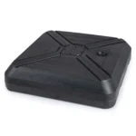 Užpildomas skėčio stovas su ratukais (Juoda)