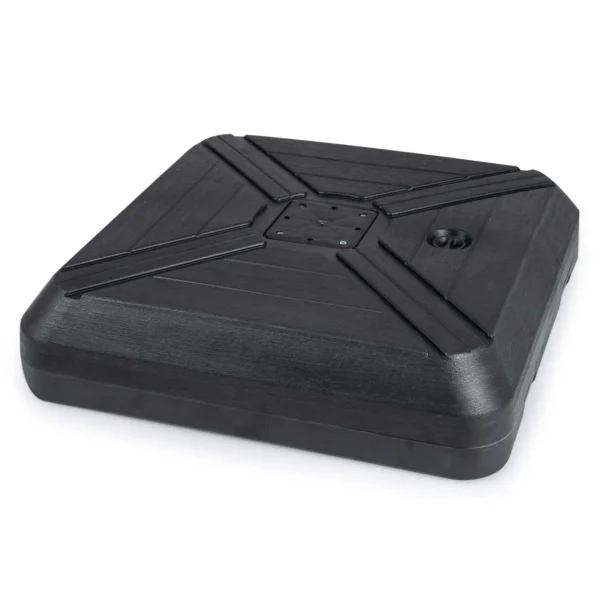 Užpildomas skėčio stovas su ratukais (Juoda)